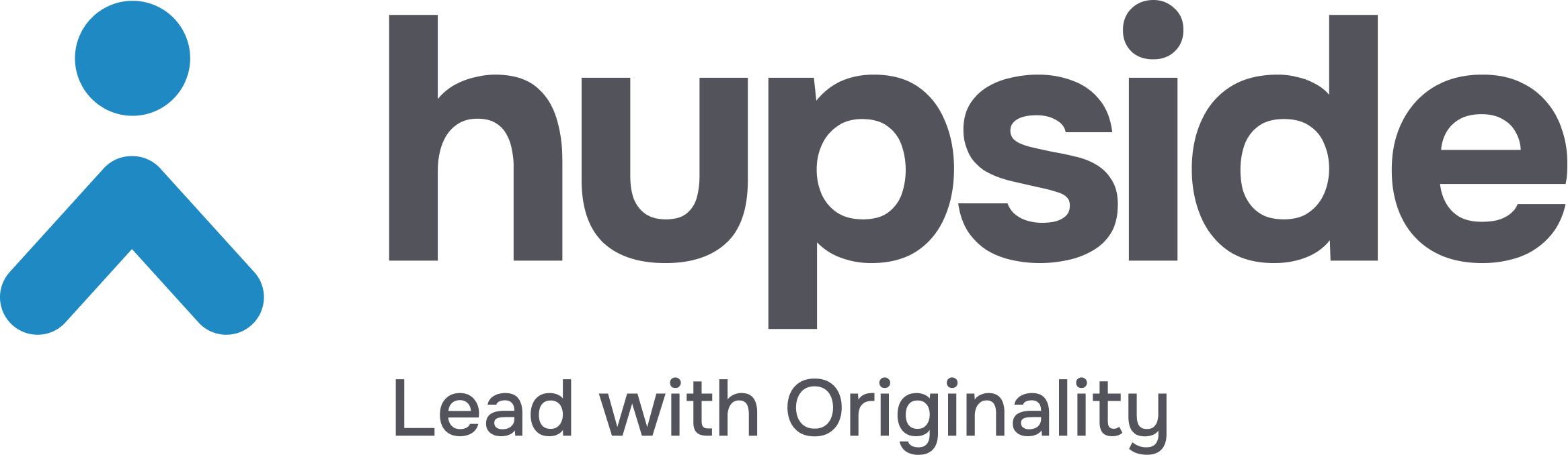 Hupside Logo + Tagline